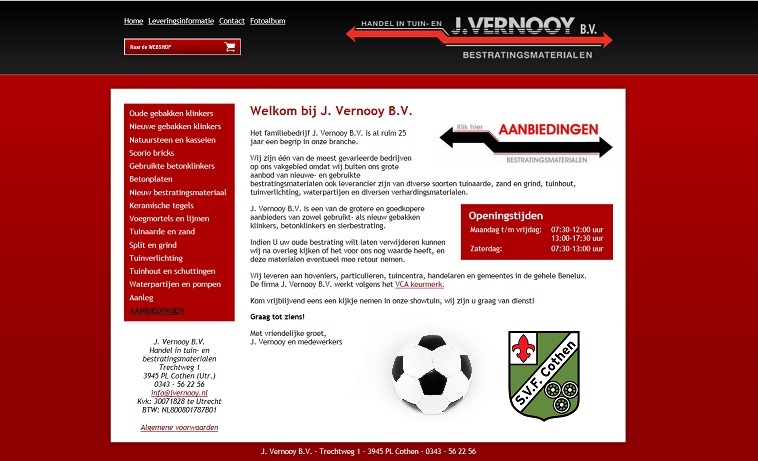 J. Vernooy BV balsponsor SVF – Kismet