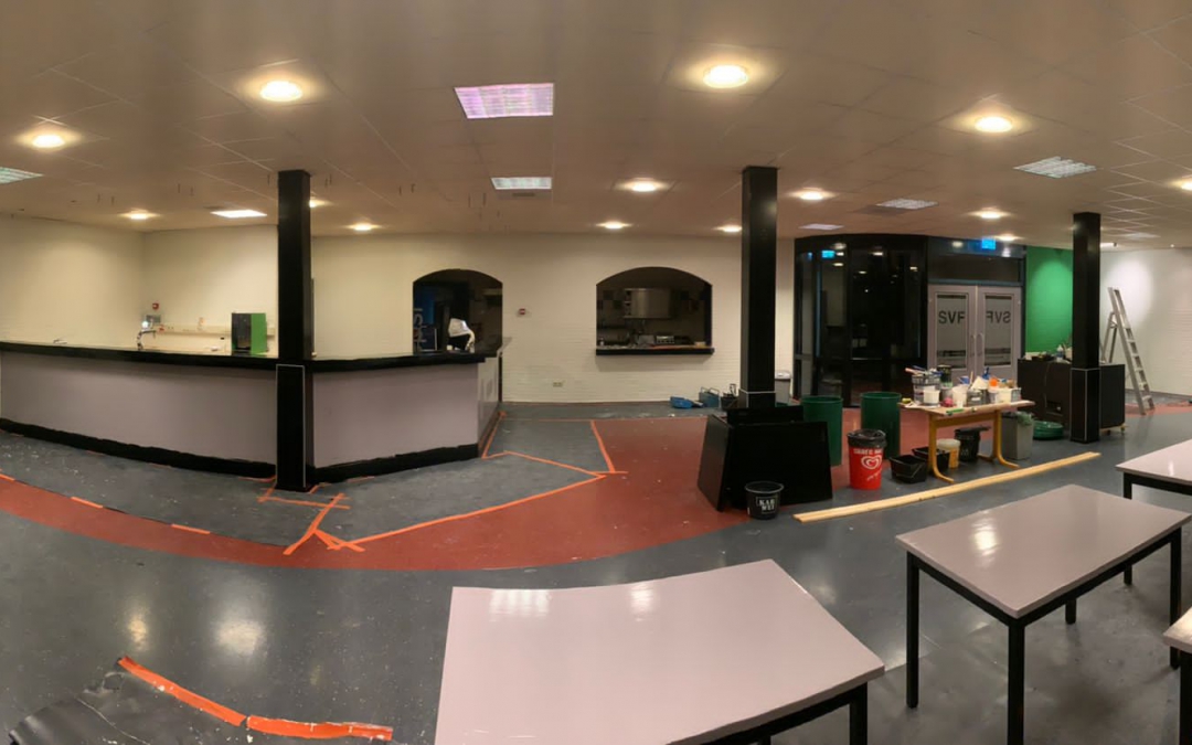 Restylen kantine bijna klaar!