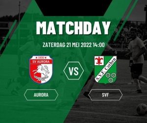 Derbytime: Aurora -SVF zaterdag a.s.