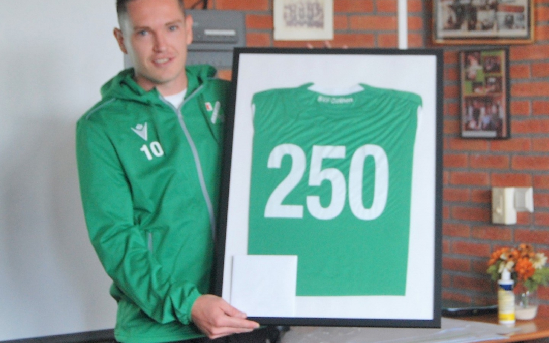 Sander speelt 250e wedstrijd