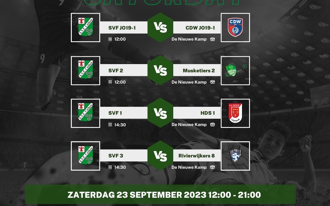 SUPER SATURDAY: 23 september!