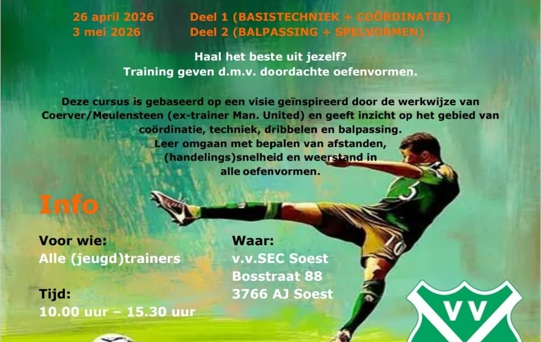 Trainers opgelet: unieke cursus bij SEC