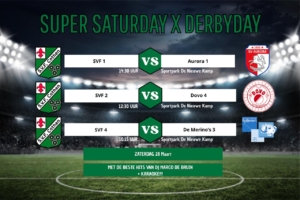 Zaterdag 28 maart 2026: SUPERSATURDAY!