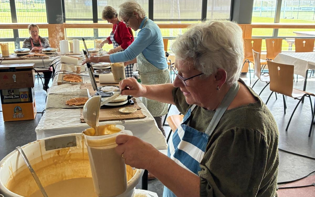Wafelactie na 35 jaar nog steeds een groot succes bij SVF
