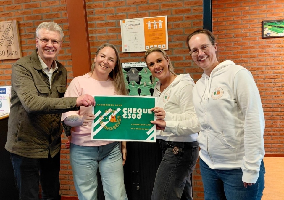 Kidskledingbeurs doneert 300 euro aan SVF Jeugd3Daagse