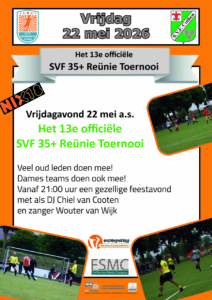 Vrijdag 22 mei 2026 35+ Reünie Toernooi!