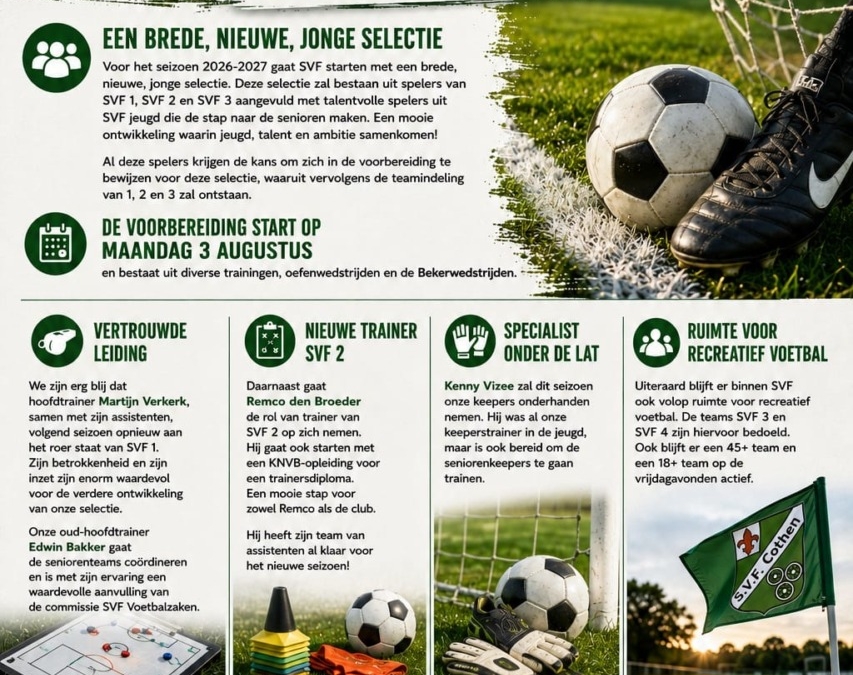 SVF start vol vertrouwen seizoen 2026-27