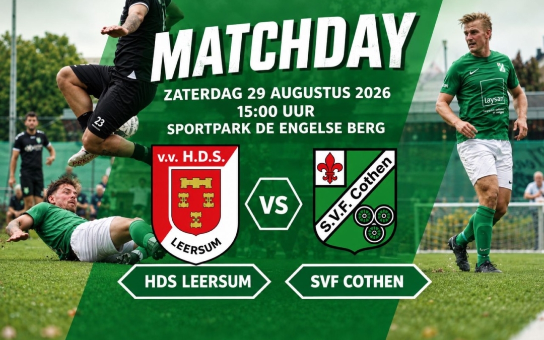 Zaterdag 29 augustus 2026: HDS – SVF