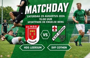 Zaterdag 29 augustus 2026: HDS – SVF