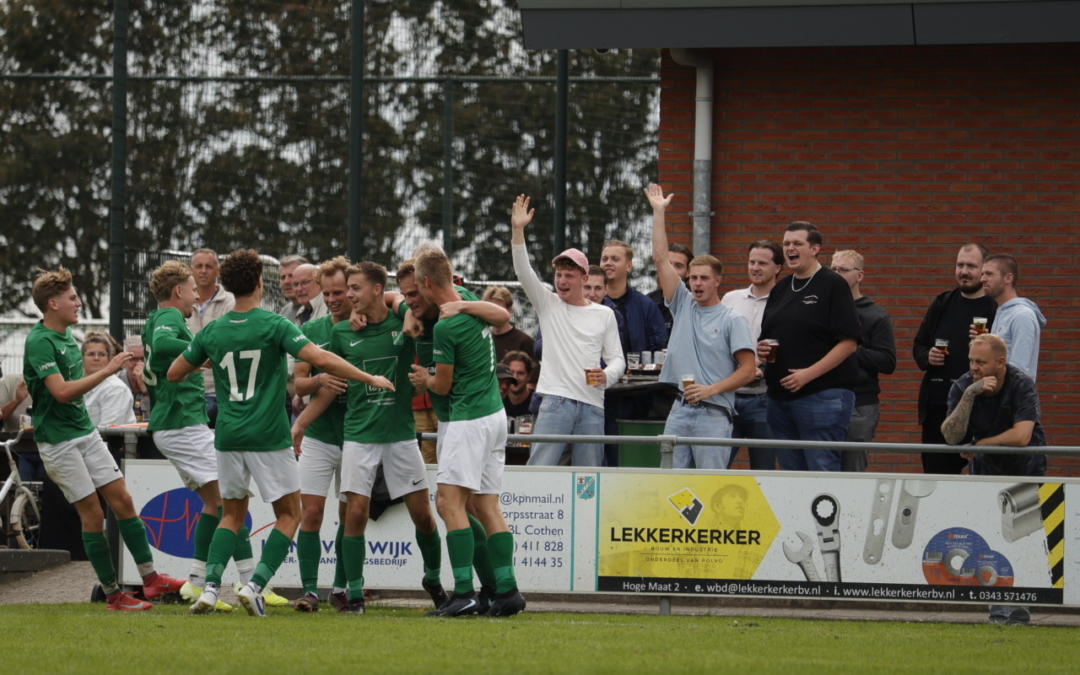 Laatste seconde kost SVF driepunter tegen Rivierwijkers. Eindstand 2-2