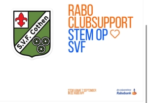 RABO ClubSupport van start: Stem op SVF! 💚🤍
