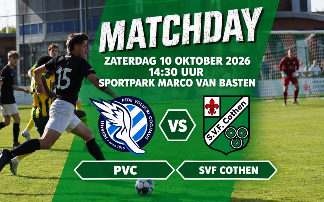 Zaterdag 10 Oktober: PVC – SVF